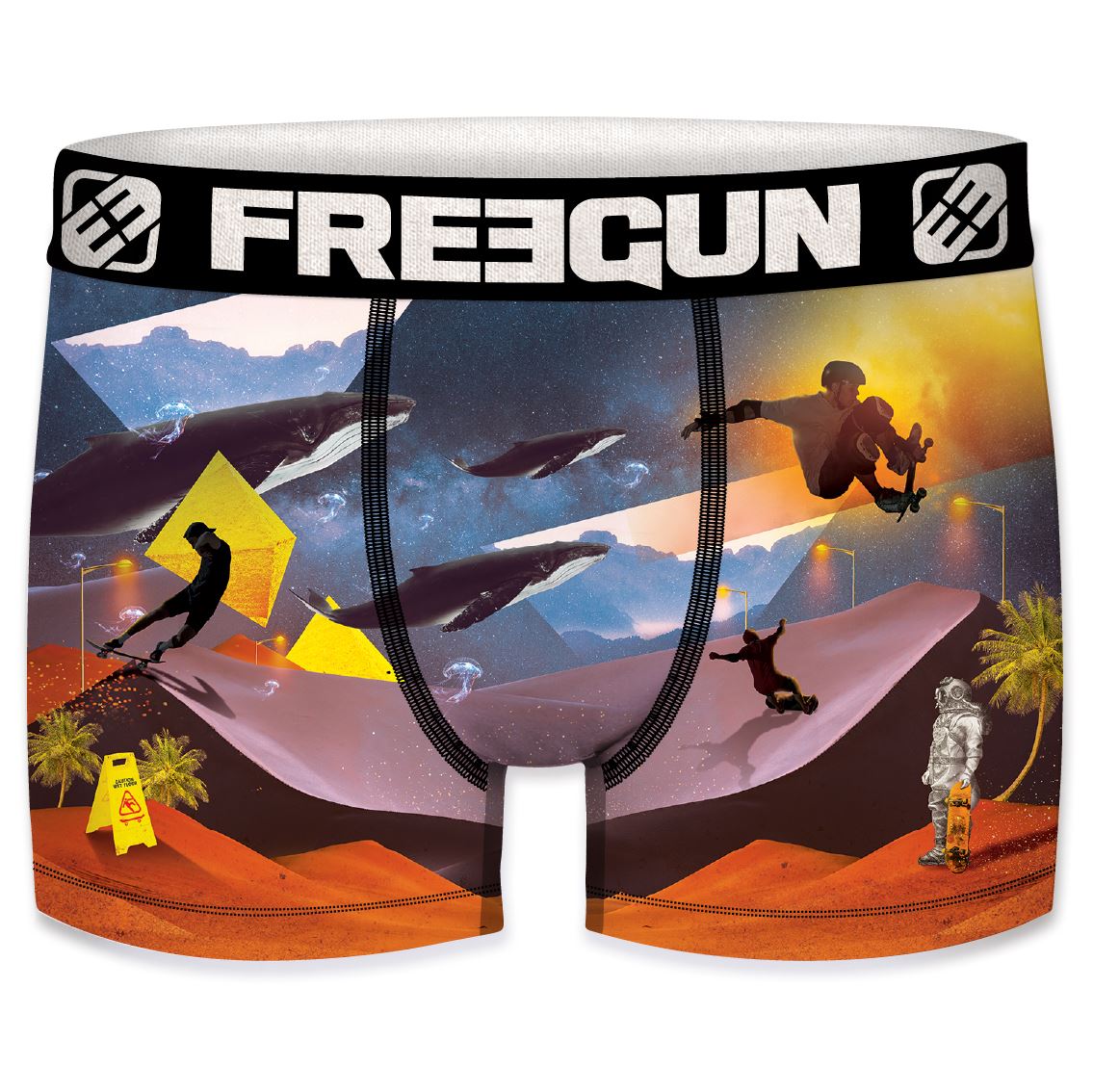 Moške bokserice FREEGUN - Sk8 Space