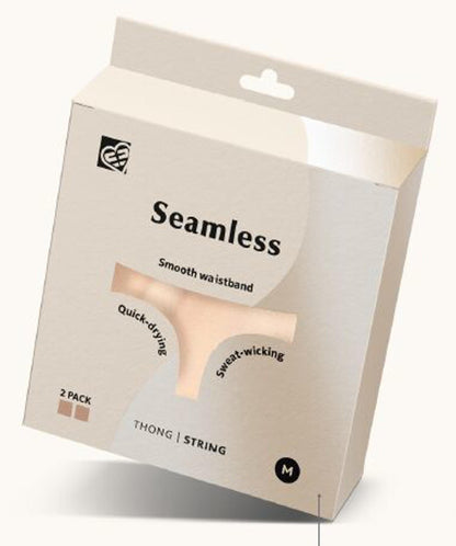 Ženske spodnjice FREEGUN - Seamless 2 PACK (beige)